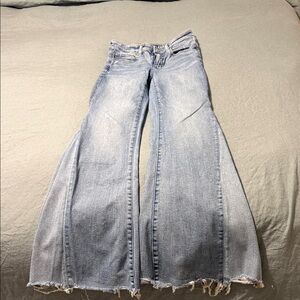 Women's Flared Light Blue Jeans- American Eagle